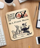 The Wonderful Wizard of Oz by Frank Baum Mouse pad. Literary Mousepad with Wizard of OZ book design, Bookish Gift, Literary Gift, Librarian