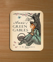 Anne of Green Gables by Lucy Maud Montgomery Mouse pad. Literary Mousepad with Anne of Green Gables book design, Bookish Gift, Literary Gift