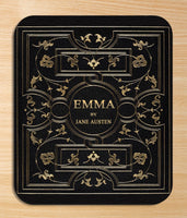 Emma by Jane Austen Mouse pad (Title Page). Literary Mousepad with Emma book design, Bookish Gift, Literary Gift,Jane Austen