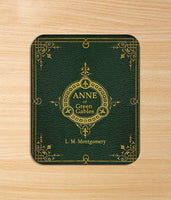 Anne of Green Gables by Lucy Maud Montgomery Mouse pad. Literary Mousepad with Anne of Green Gables book design, Bookish Gift, Literary Gift