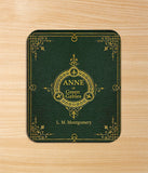 Anne of Green Gables by Lucy Maud Montgomery Mouse pad. Literary Mousepad with Anne of Green Gables book design, Bookish Gift, Literary Gift