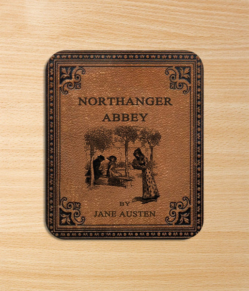 Northanger Abbey by Jane Austen Mouse pad (Title Page). Literary Mousepad with Northanger Abbey book design, Bookish Gift, Literary Gift