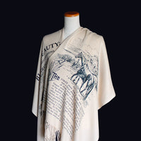 Black Beauty: His Grooms and Companions, the Autobiography of a Horse by Anna Sewell Shawl Scarf Wrap