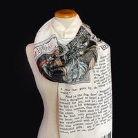 Sleeping Beauty Scarf Shawl Wrap. Book scarf, Literary scarf, Classic Literature, Brothers Grimm fairy tale